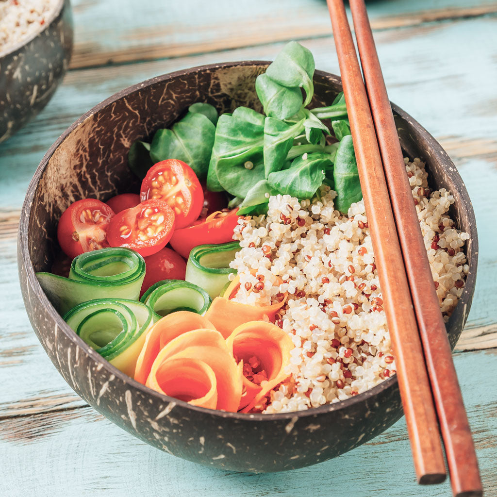 Kokosnøtt skål (6 stk.)